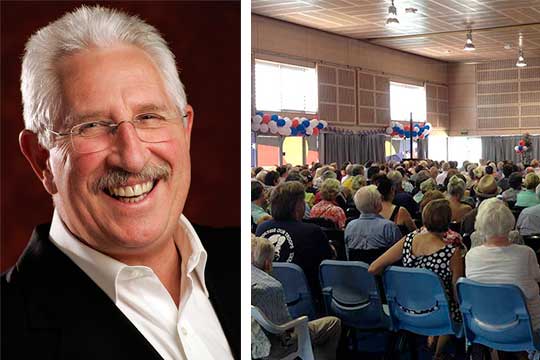 Left: Max Walker, Right: Australia Day 2015