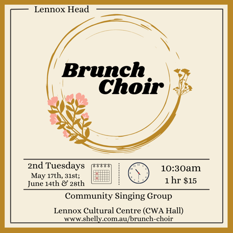 Brunch Choir social post