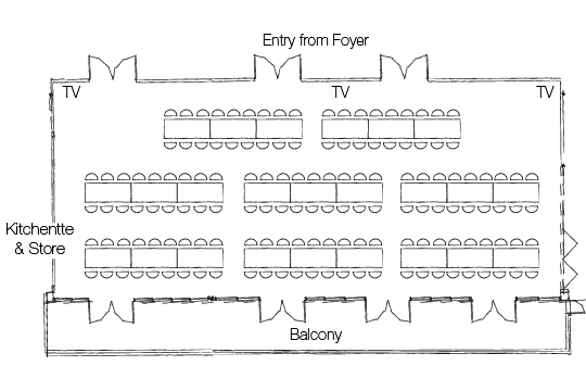 Combined Banquet Long Mosaic Diagram