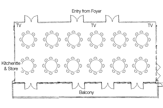 Combined Banquet Round Mosaic Diagram