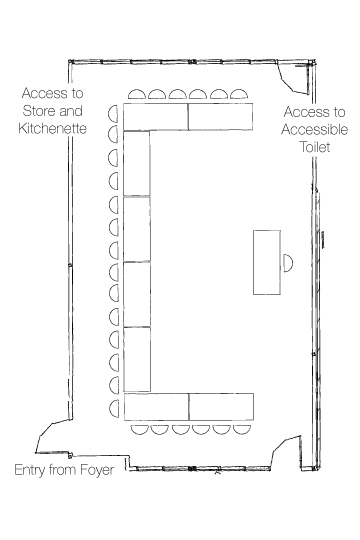 Community Spaces - Dirrawong Room - U-Shape