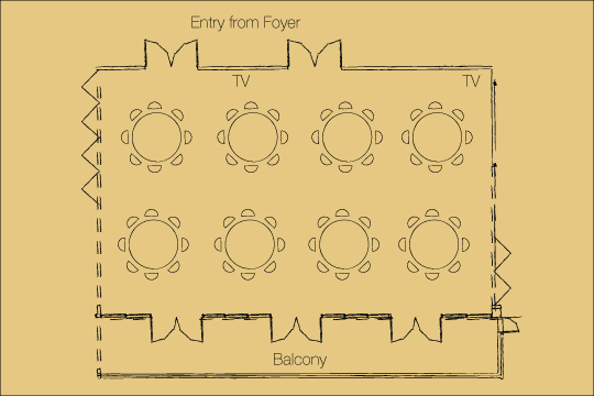 Gawandi Banquet Mosaic Diagram Colour