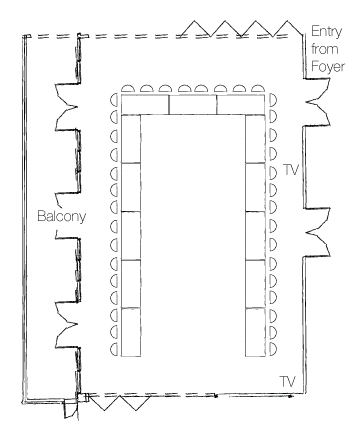 Community Spaces - Gawandii Room - U-Shape