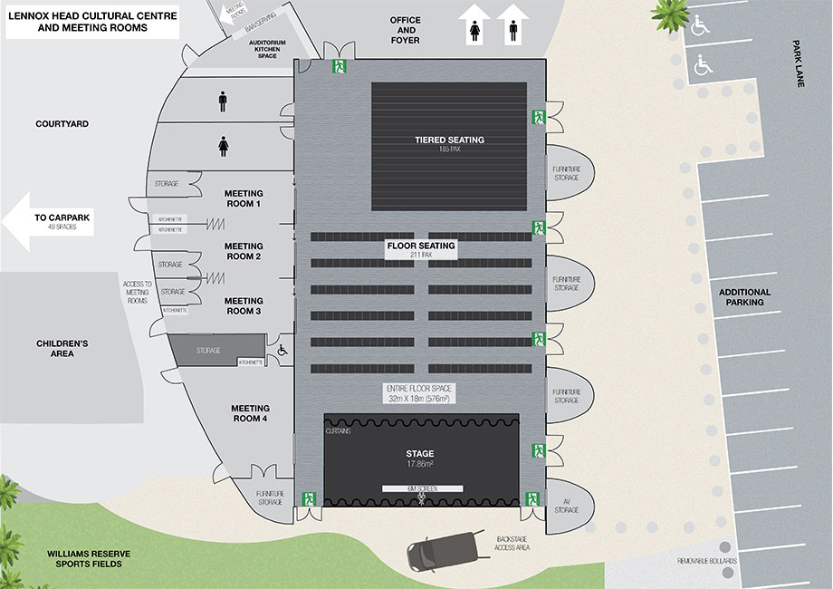 Web tiered seating plan